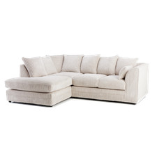 Luxor Cream Corner Sofa Suite
