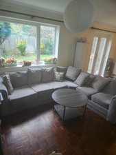 Large Grey U-Shaped Corner