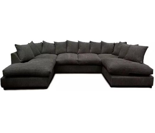 Black jumbo cord shape - u,