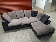 GREY CORNER SOFA - LONDON