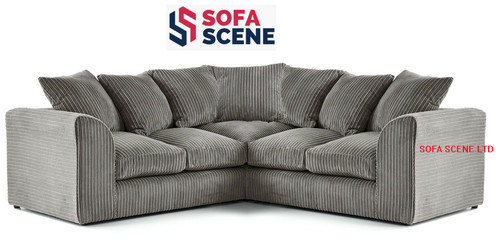 Jumbo cord corner sofa - cord,