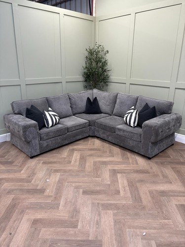 Grey verona corner sofa - verona,